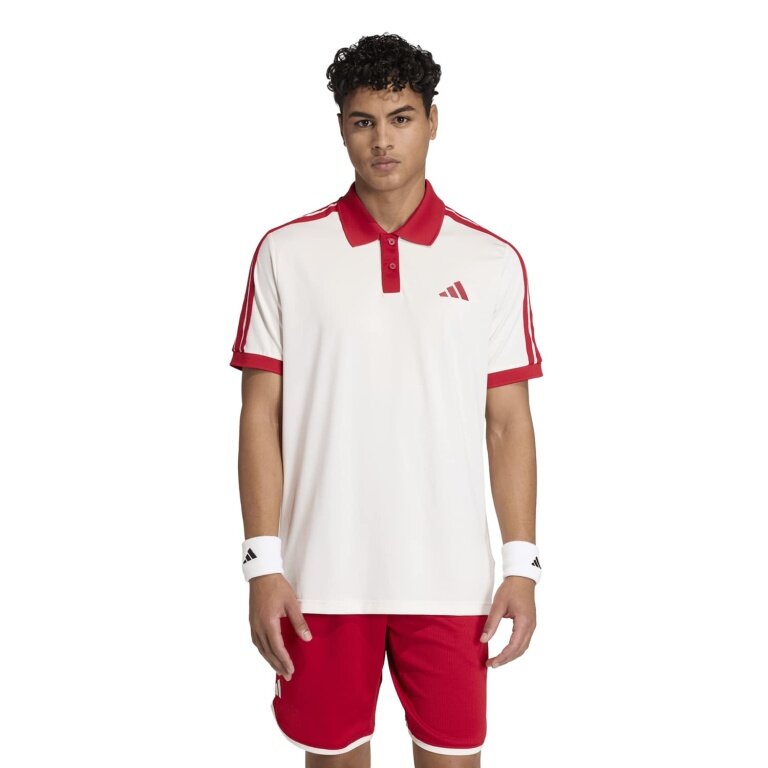 adidas Tennis Polo Classics 2026 white/red men's