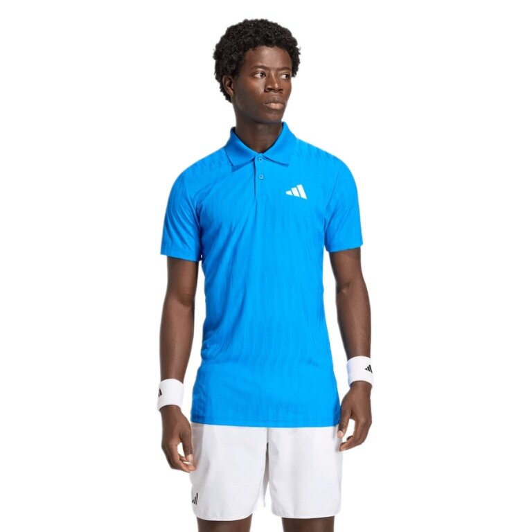 adidas Tennis Polo Climacool+ Airchill Freelift (slim fit, recycled polyester) 2026 blue men's