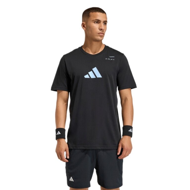 adidas Tennis T-shirt Category Graphic (cotton blend) black men's