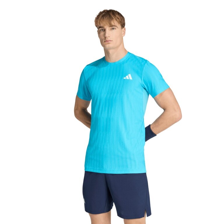 adidas Tennis T-shirt Climacool+ Airchill Freelift (slim fit, optimal freedom of movement) 2026 light blue men's