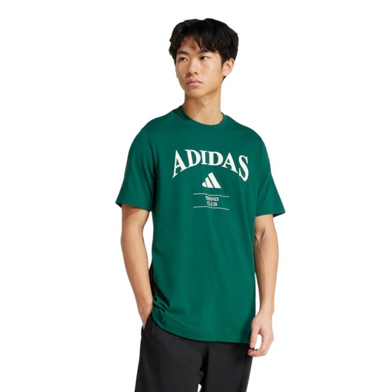 adidas Tennis T-shirt Heritage Graphic (Retro Look) green men's