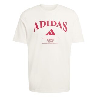 adidas Tennis T-shirt Heritage Graphic (Retro Look) white/red men's