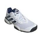 adidas tennis shoes Barricade Allcourt 2025 white/blue/black children
