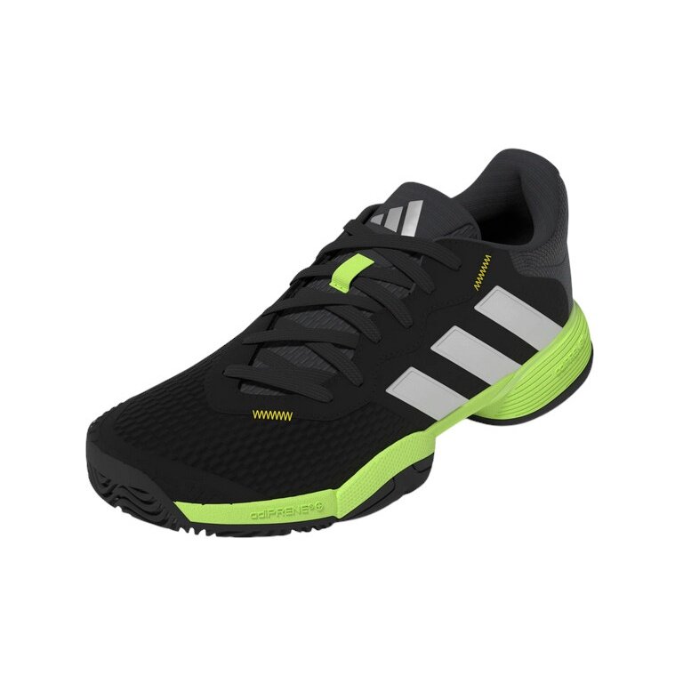 adidas tennis shoes Barricade Allcourt 2025 black/lime children
