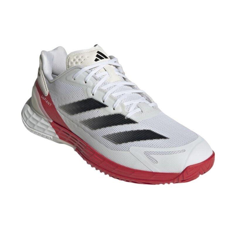 adidas Defiant Speed 2 Allcourt Tennis Shoes 2025 white/black/red men's