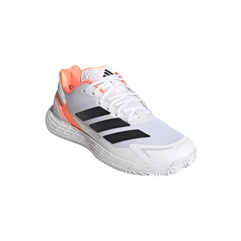 adidas Defiant Speed 2 Clay/Sand Court Tennis Shoes white/black/orange men's
