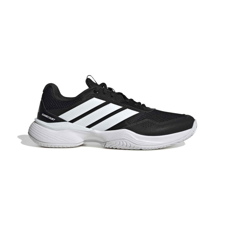 adidas GameCourt 3 Allcourt tennis shoes black/white men's