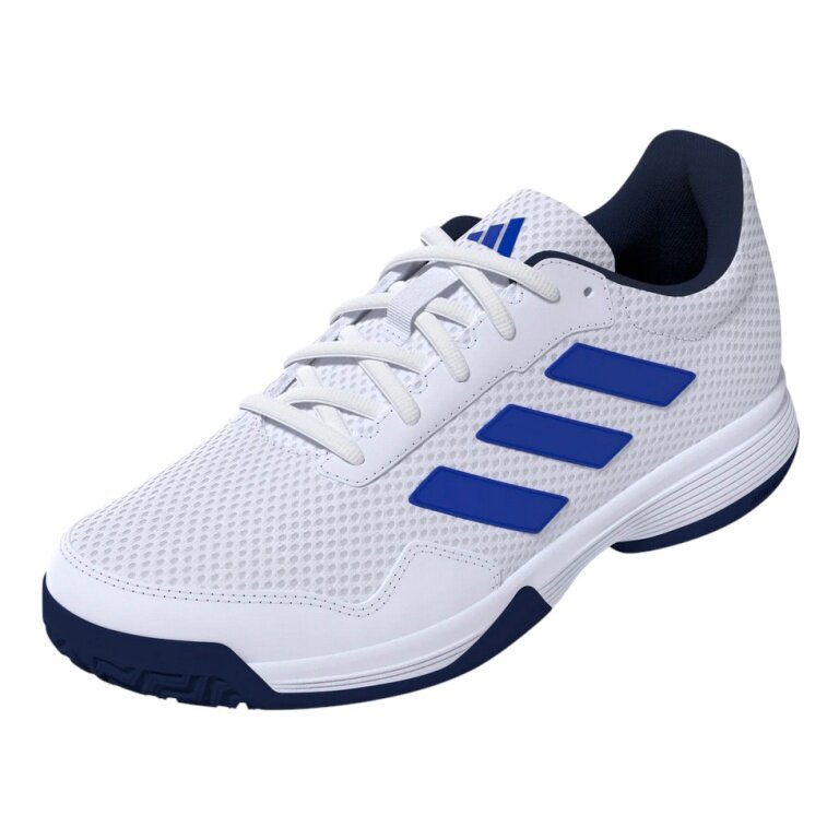 adidas tennis shoes Gamespec Allcourt white/blue children