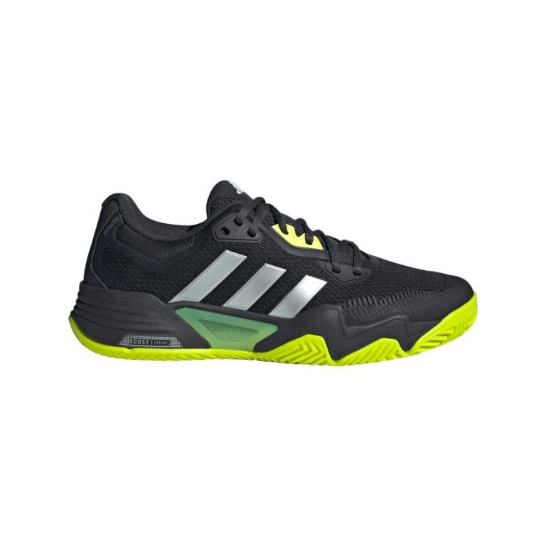 adidas SoleMatch Control 2 Tennis Shoes Clay/Sand Court black/lime yellow Men's