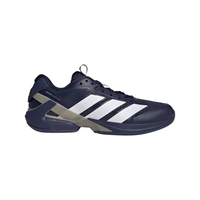 adidas tennis shoes adizero Ubersonic 5 Allcourt/lightweight dark blue/white men's