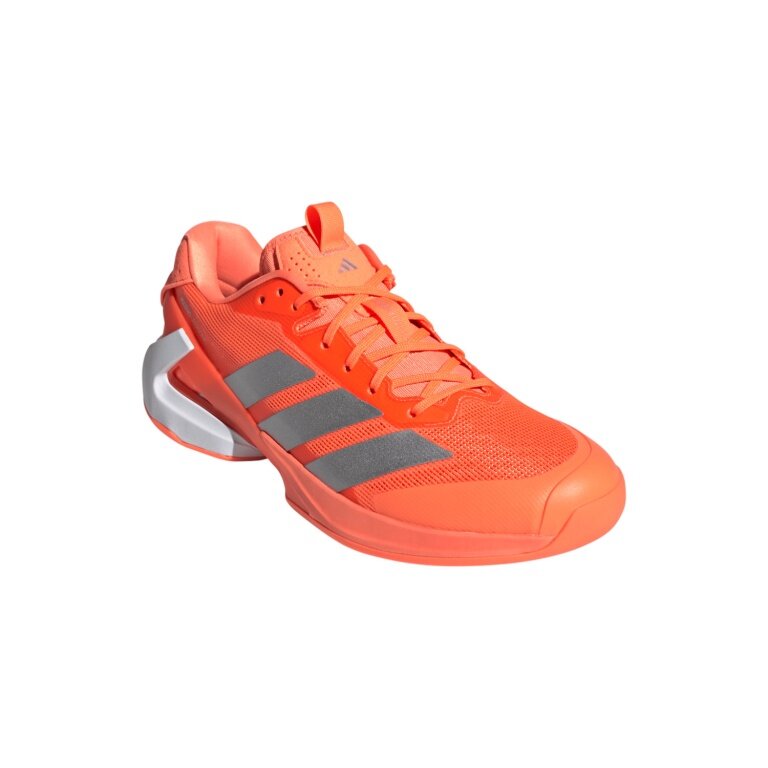 adidas tennis shoes adizero Ubersonic 5 Allcourt/lightweight orange/silver/white men's