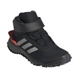 adidas Trail Running Shoes Fortatrail EL (Leisure, All Terrain, Velcro) black/silver/red Kids