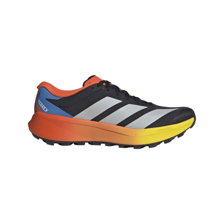 adidas Trail Running Shoes Terrex Agravic 4 carbon grey/orange red men's