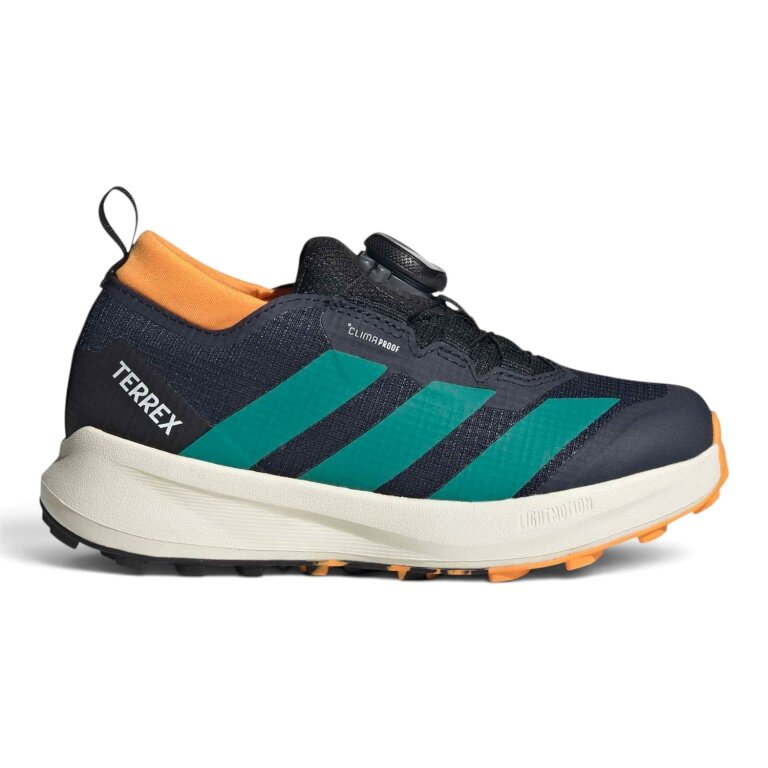 adidas Trail Running Shoes Terrex Agravic Boa 2026 (BOA Lacing System) black/blue/orange children