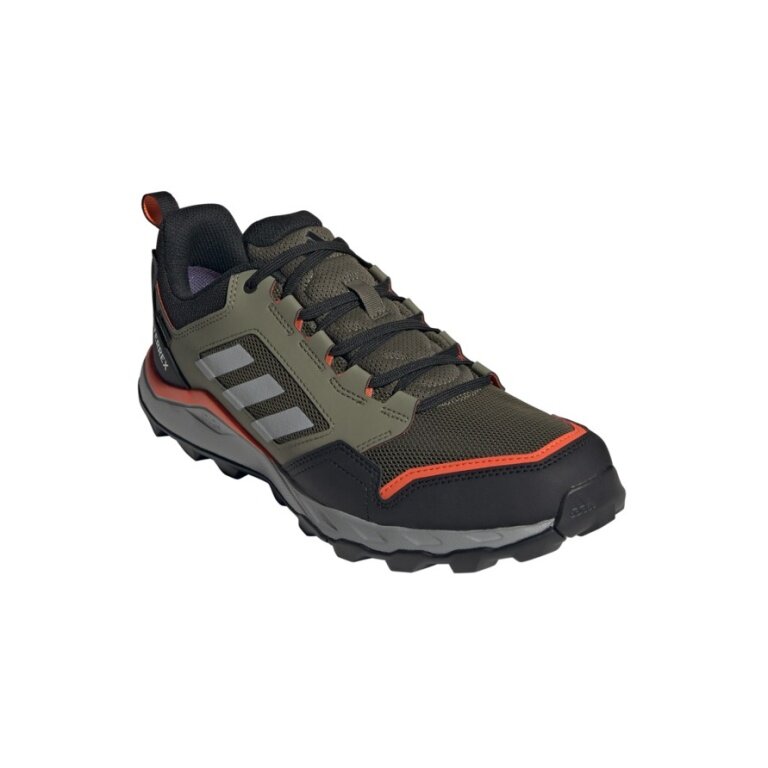 adidas Trail Running Shoes Terrex Tracerocker 2 GTX (waterproof) olive green/black/orange men's