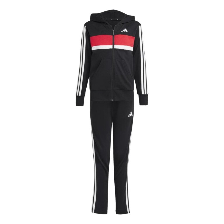 adidas Tracksuit Seasonal Essentials Tiberio 3-Stripes black/white/red boys