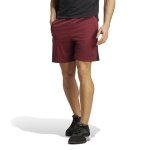 adidas Training Pants Train Essentials Seasonal Camo Shorts (elastic waistband with drawstring) short burgundy Men