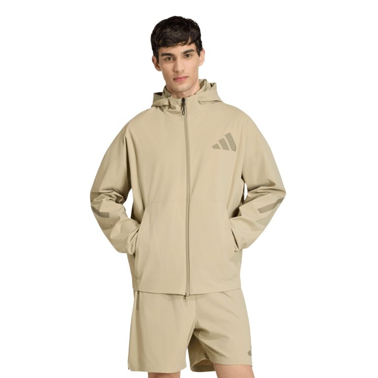 adidas Z.N.E Woven Track Top beige men's training jacket