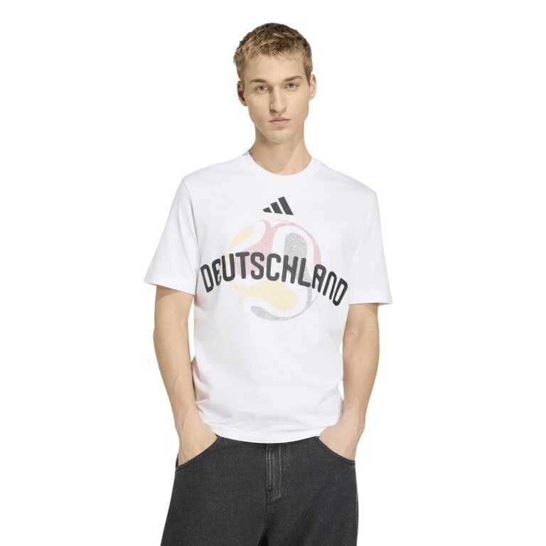 adidas leisure t-shirt FIFA World Cup 26 Germany (100% cotton) white men's