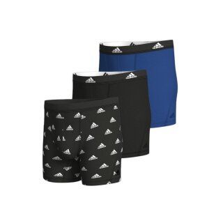 adidas underwear boxershorts briefs multicoloured black/blue - 3 pieces