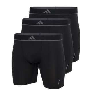 adidas underwear boxershorts briefs active micro flex eco black men's - 3 pieces
