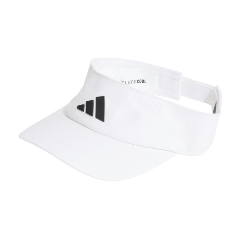 adidas Visor (cap) Climacool white/black men's - 1 piece
