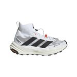 adidas Terrex Freehiker 3 Ultra GTX hiking shoes (quick-lacing system, sock-like construction, waterproof) white/grey men's