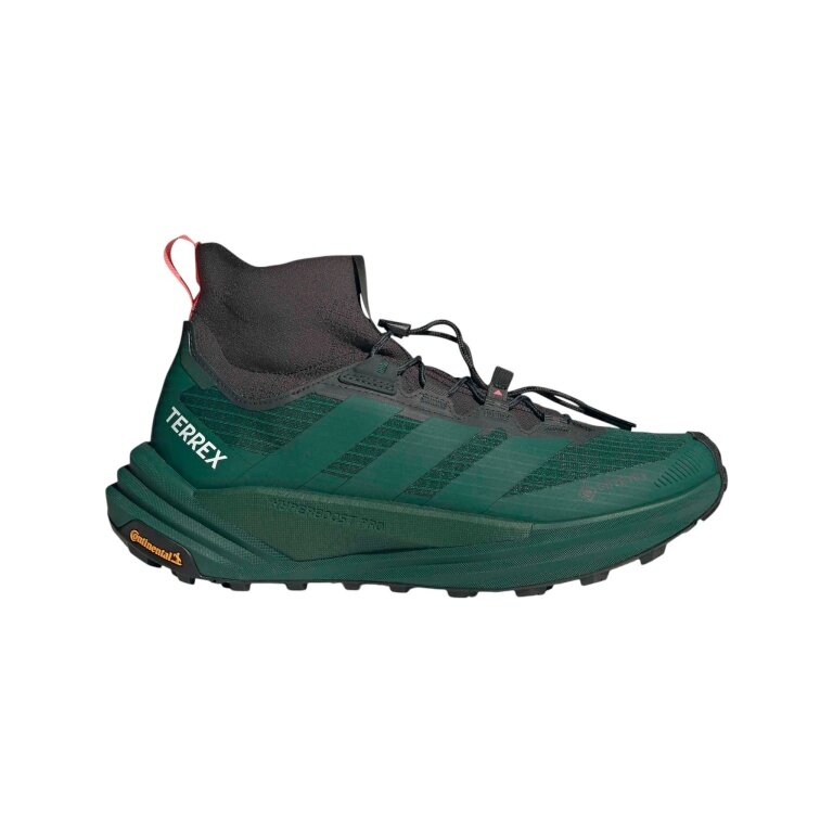 adidas hiking shoes Terrex Freehiker 3 Ultra GTX (quick-lacing system, sock-like construction, waterproof) dark green/black men's