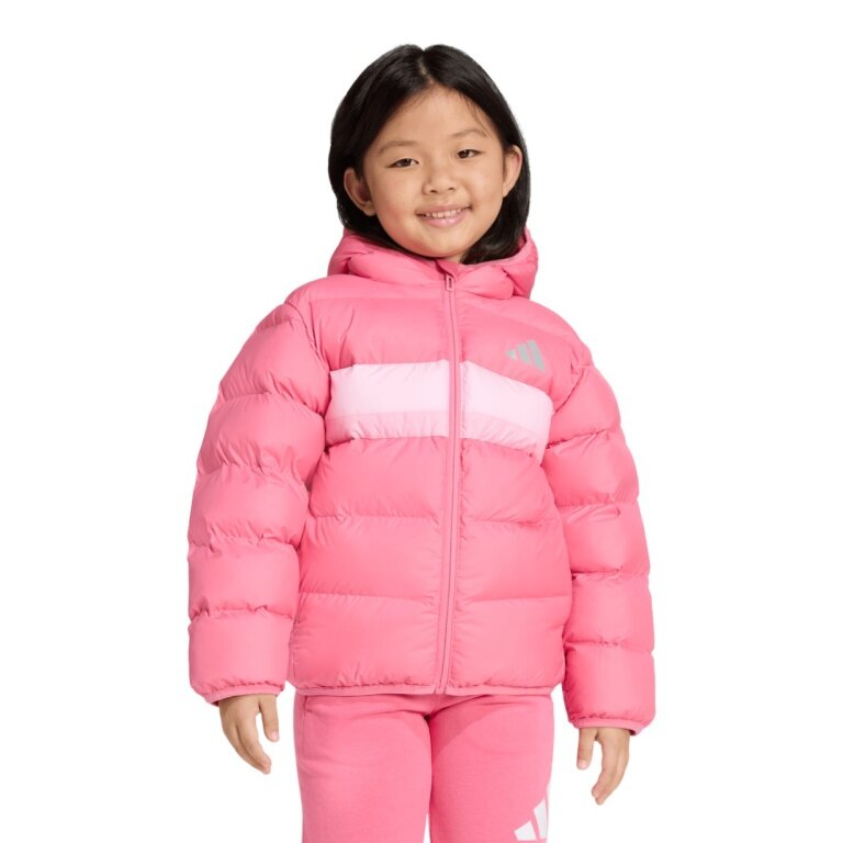 adidas Winter Jacket LK SD (warm, synthetic insulation) pink toddlers girls
