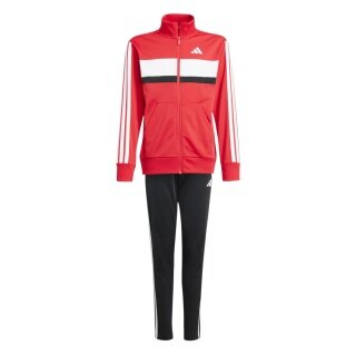 adidas Tracksuit Seasonal Essentials Tiberio 3-Stripes red/black children