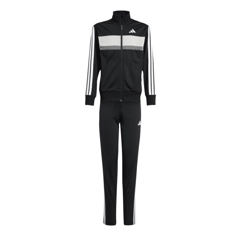 adidas Tracksuit Seasonal Essentials Tiberio 3-Stripes black/white/grey children