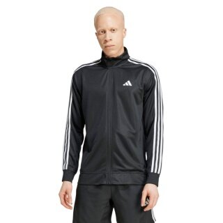 adidas Essentials 3-Stripes Full Zip Training Jacket (breathable) black men's