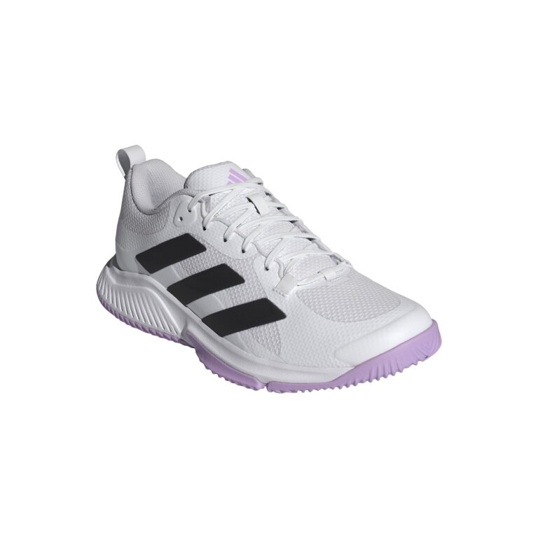 adidas Indoor Court Shoes Court Team Bounce 2 white/lavender ladies
