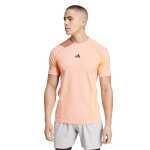 adidas Tennis T-shirt Pro Seamless Aeroready FreeLift (moisture-absorbing) bright orange men's