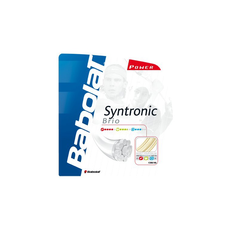 Stringing with Babolat Syntronic Brio