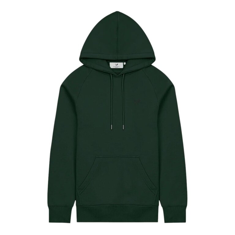 distorted people Classic Raglan Hoodie pine green men's hoodie