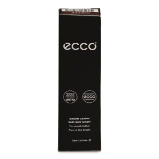 ECCO Shoe Care Cream Leather Care Coffee Brown - 1 Can 75ml