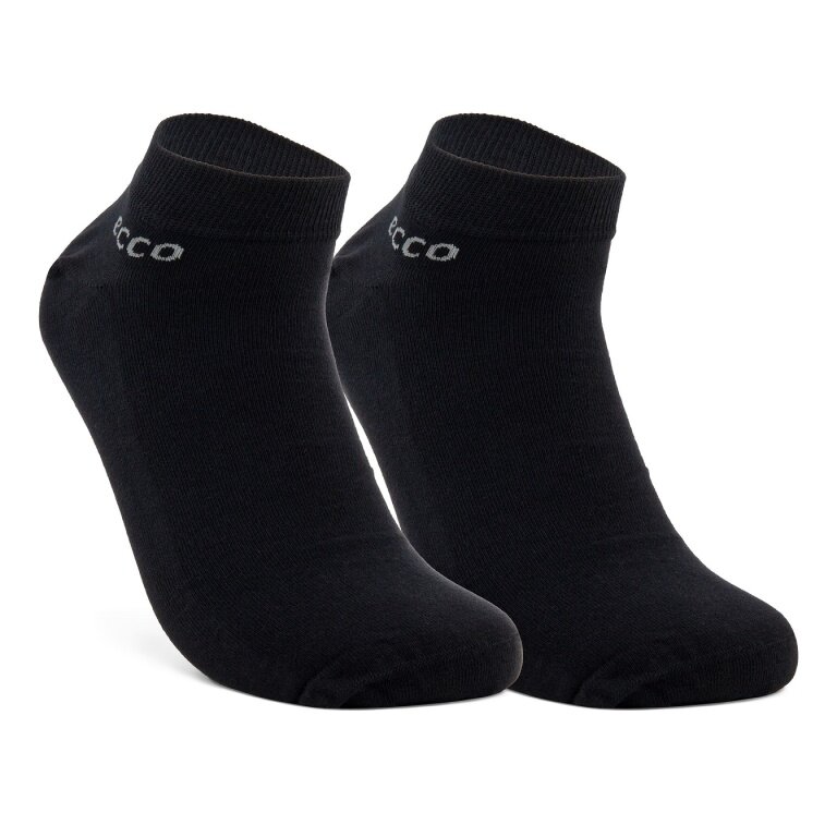 ECCO Daily Sock Sneaker Classic Longlife 2-Pack (durable and breathable) black Men - 2 pairs