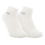 ECCO Daily Sock Sneaker Classic Longlife 2-Pack (durable and breathable) white Men - 2 pairs