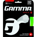 Gamma Tennis String Moto (Durability+Spin) lime green 12m Set