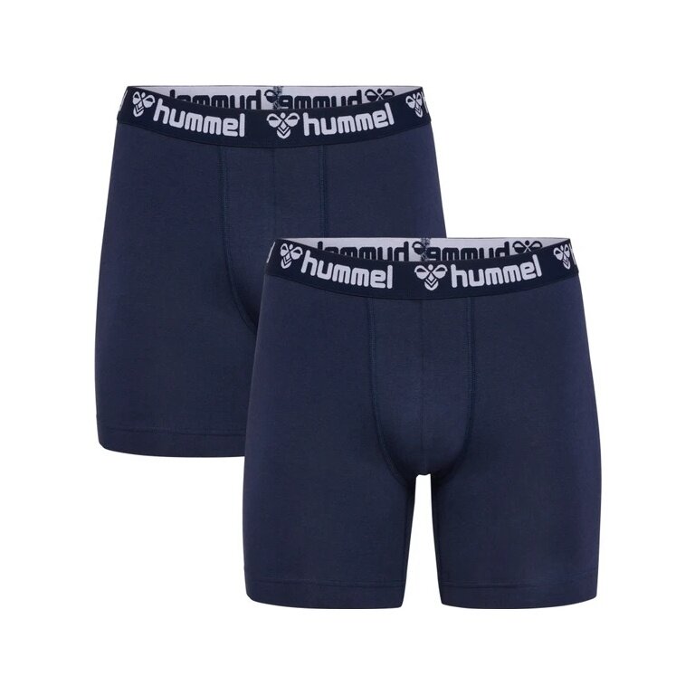 hummel Underwear Boxer Shorts hmlBoxer (Cotton) Navy Men - 2 Pack