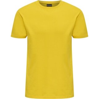 Hummel leisure t-shirt hmlRED Basic (cotton) short-sleeve yellow men's
