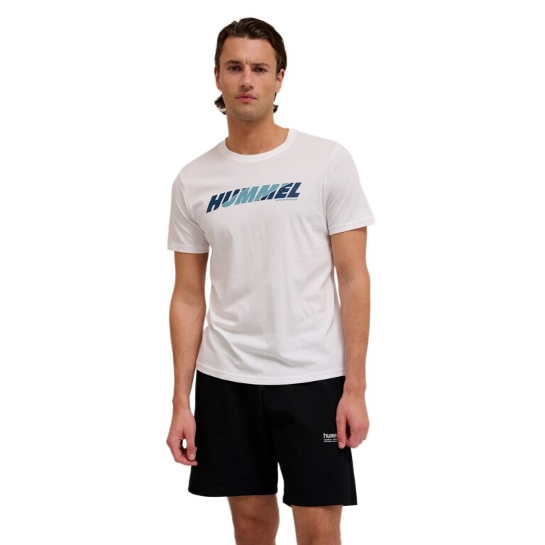 Hummel Leisure T-shirt hmlGRAPHIC Bold Logo Tee (Cotton) white Men's