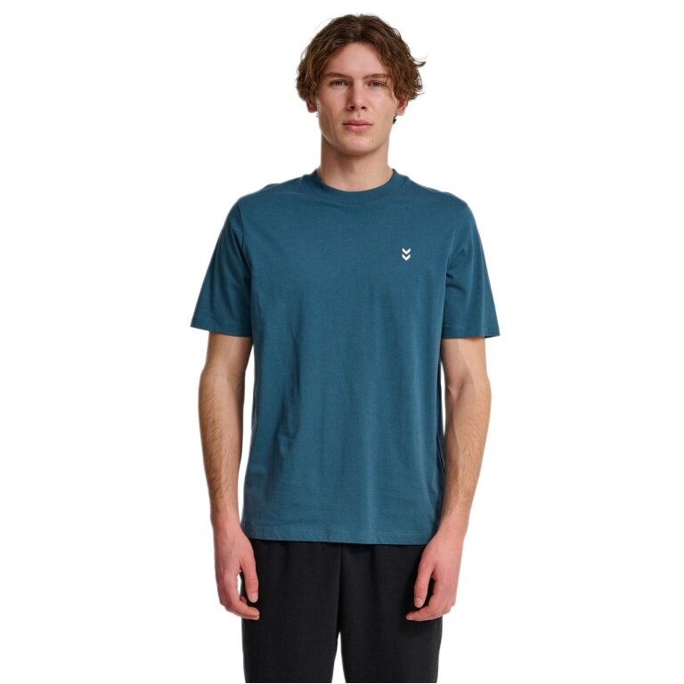 Hummel leisure t-shirt hmlPULSE (organic cotton) blue men's