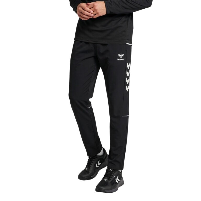 hummel hmlCORE 2.0 Woven Pants (elastic waistband) long black/white men's