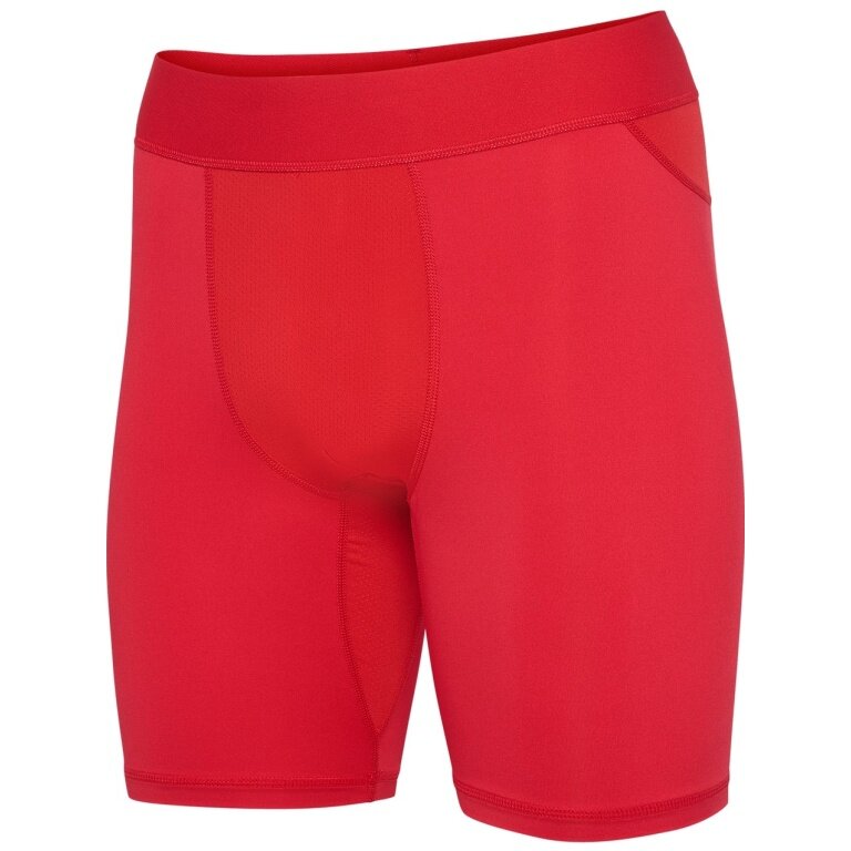 Hummel functional trousers hmlBL Performance Short Tight (polyester, fitted) red men