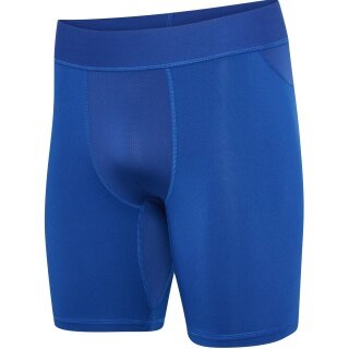 Hummel functional trousers hmlBL Performance Short Tight (polyester, fitted) dark blue men's