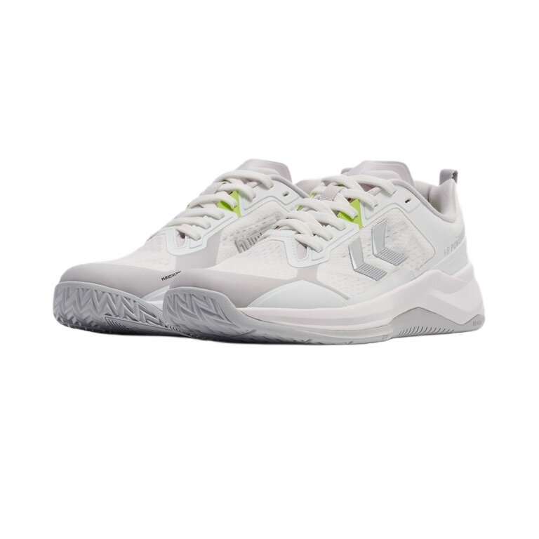 Hummel Hallen Indoor Shoes HB Powerstrike Pro (Handball) White/Grey Men's