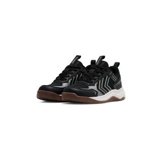 Hummel Hallen Indoor Shoes Power Stable LC black/anthracite grey children