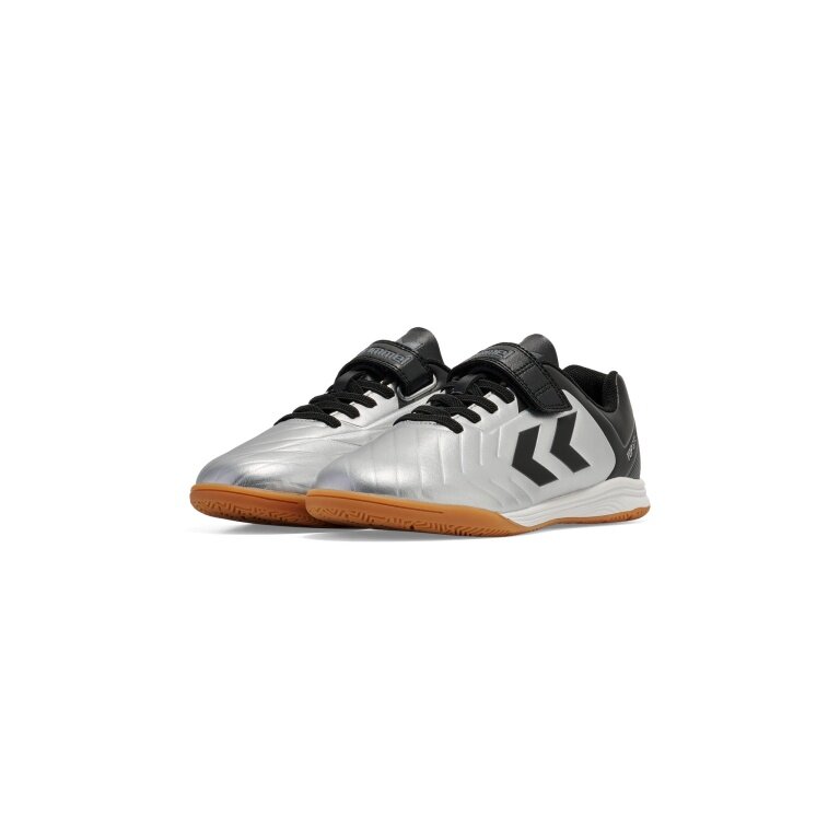 Hummel Hallen indoor shoes Top Star I.C. VC 2.0 (Velcro) silver/black children